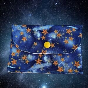 Starry Night Kids Wallet Gift Card Holder New Handmade by Darling Darce
